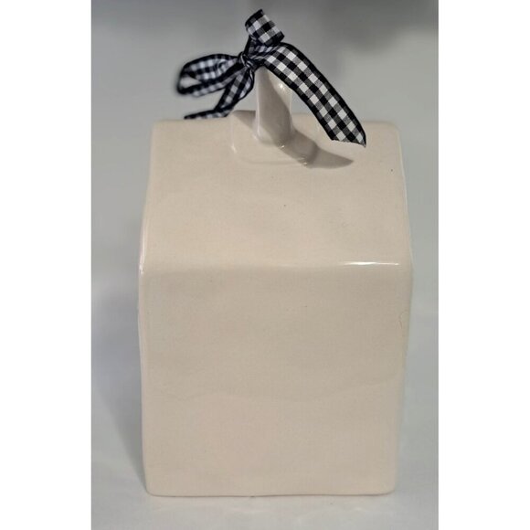 Rae Dunn Artisan Collection by Magenta Ceramic Birdhouse "Welcome" New - Picture 2 of 7